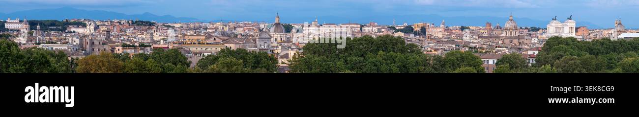 Rome - The panorama of the city. Stock Photo