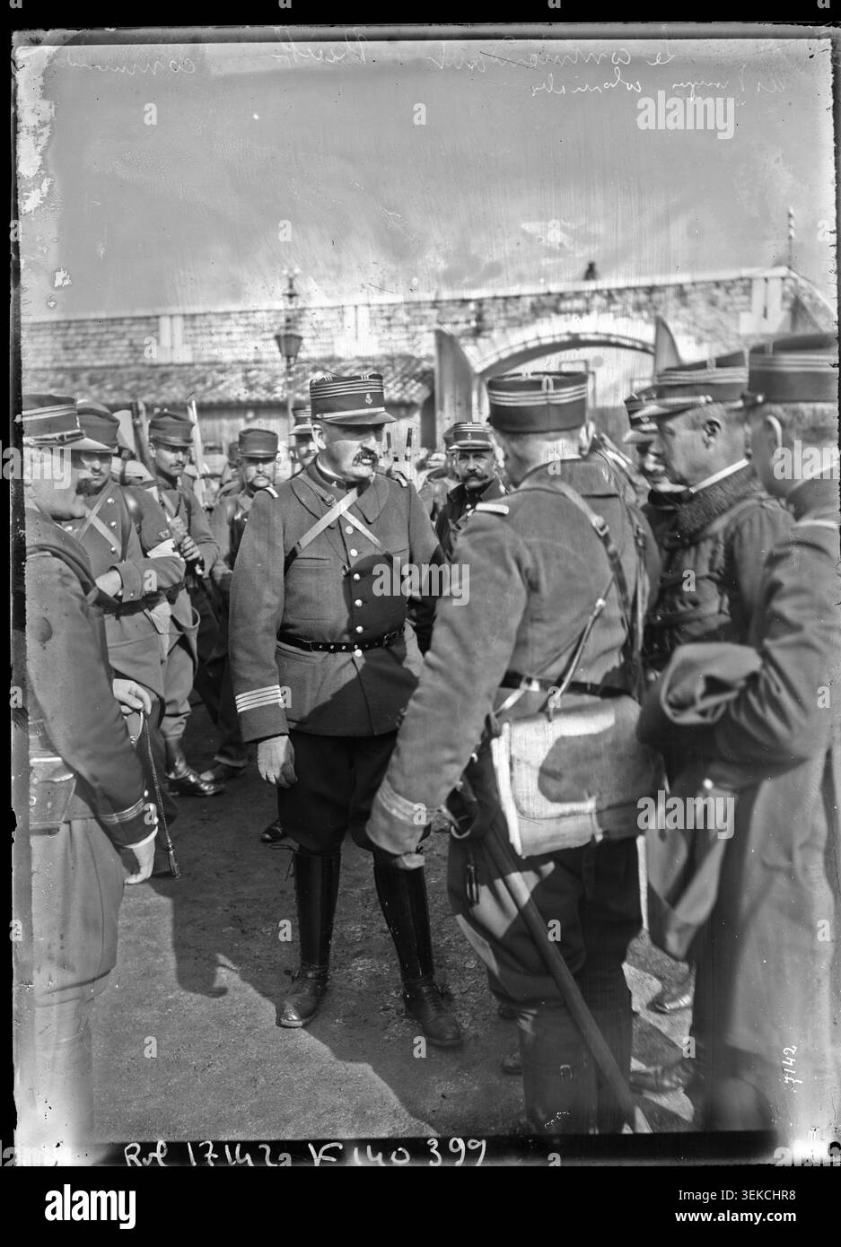 Commander Rueff and French colonial troops embark at Marseille on 28 ...