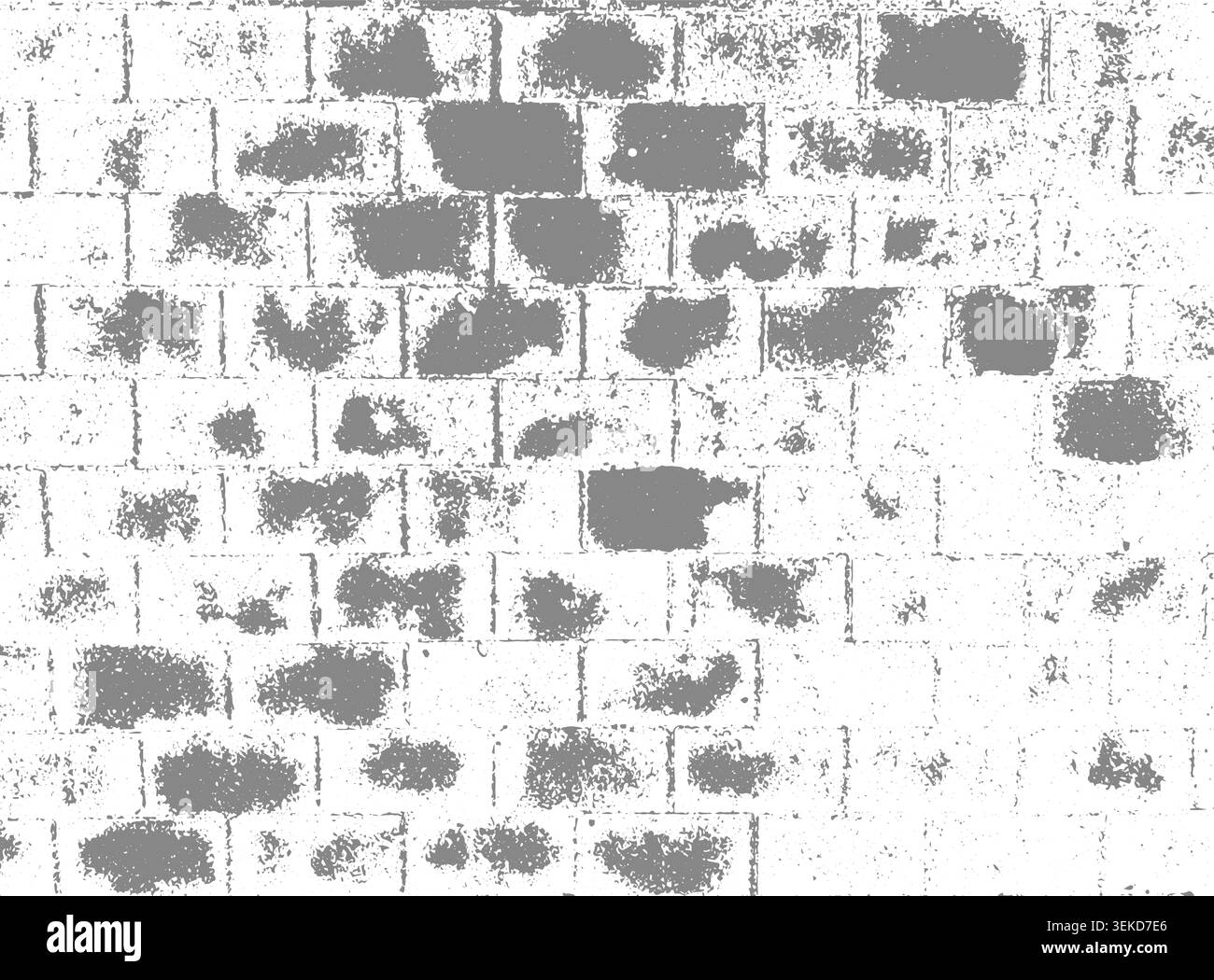 Grunge brick wall background . Not AI, vector illustration. Stock Vector
