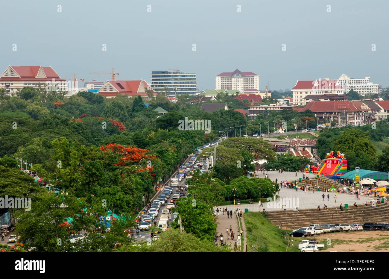 Curated visual reference: Views Of The City Reference: 260602 Vientiane June 2 2026 Xinhua This Photo Taken On