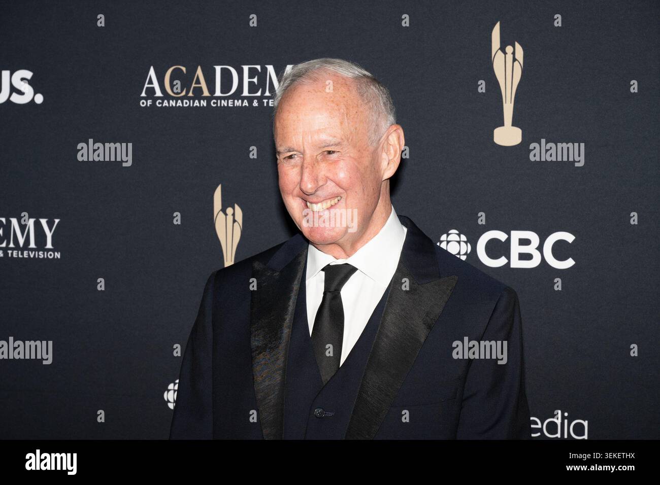 Canadian sportscaster, Ron Maclean, presenter of the Gordon Sinclair ...