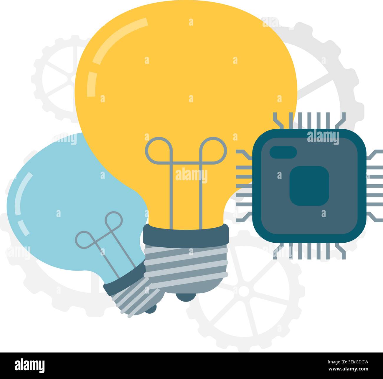 Innovation and Technology Development, business improvement Stock Vector