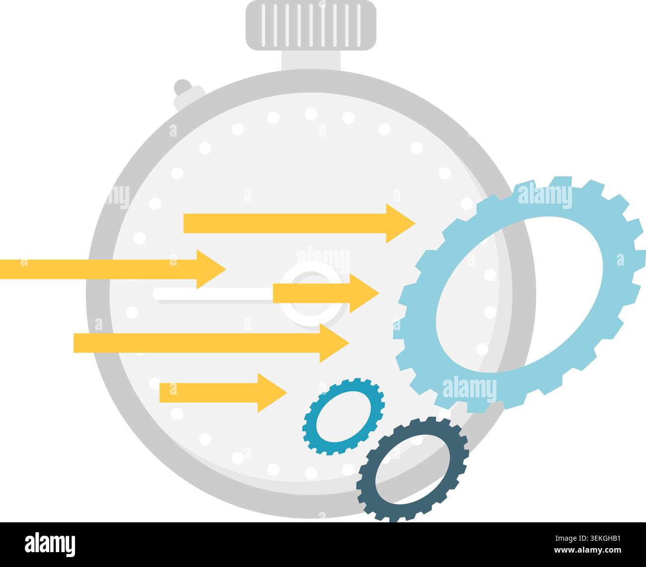 operational efficiency Stock Vector
