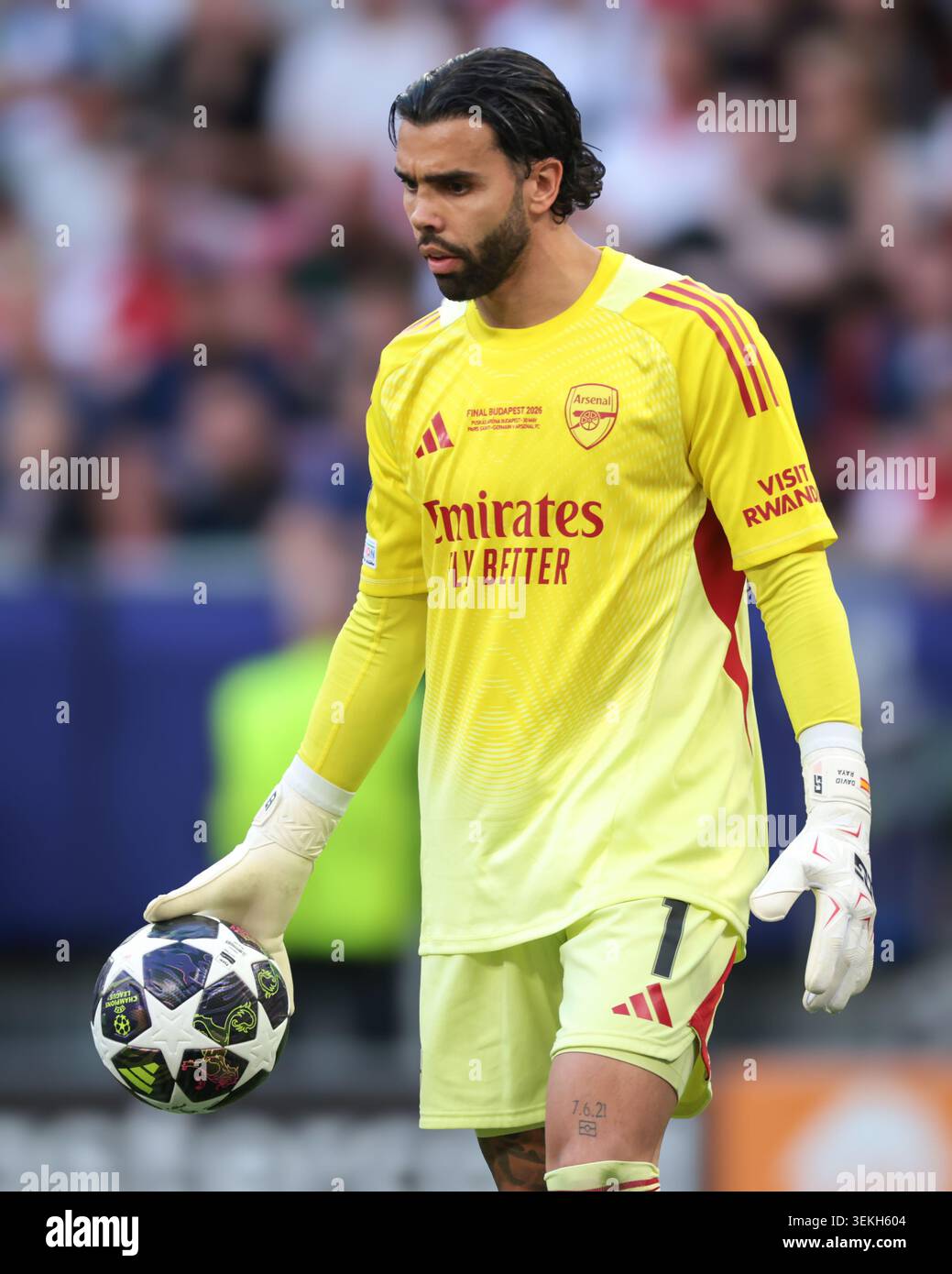 Budapest, Hungary, 30th May 2026. David Raya of Arsenal FC during the ...