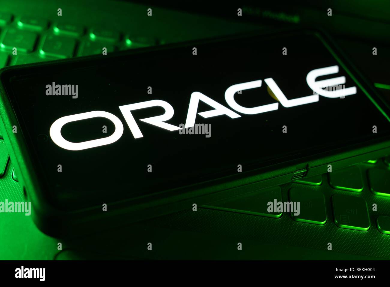 Oracle Computer Keyboard Oracle financial services software hi-res stock photography and images ...