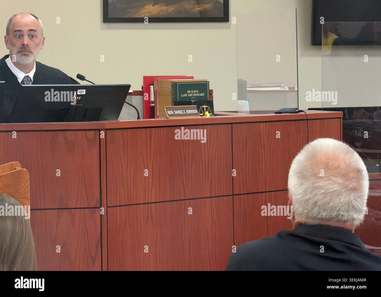 Prosecution Name June 2, 2026, Elkhorn, Wisconsin, USA: HARRY WAIT addresses the court ...