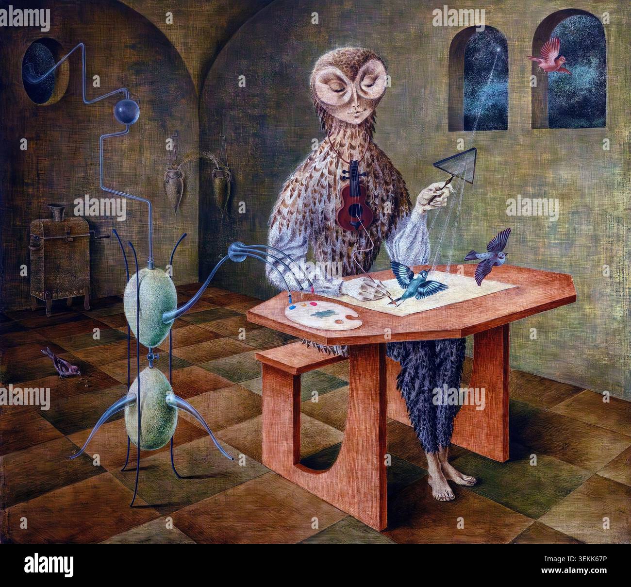 Remedios Varo, Creación de las Aves (Creation of the Birds), 1957 ...
