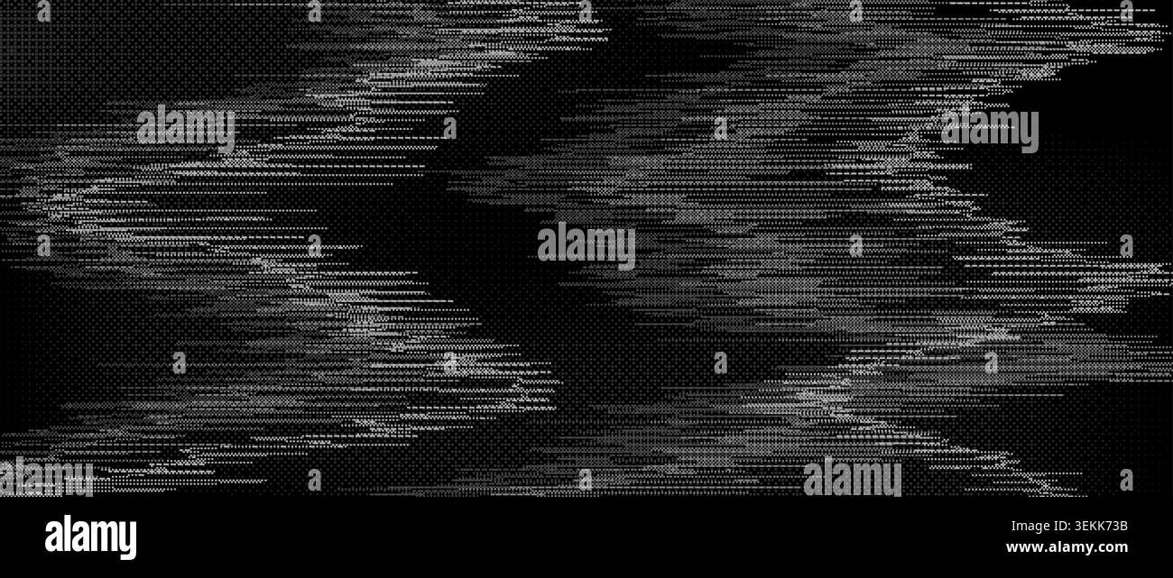 TV static noise effect texture. Distorted VHS video screen concept ...