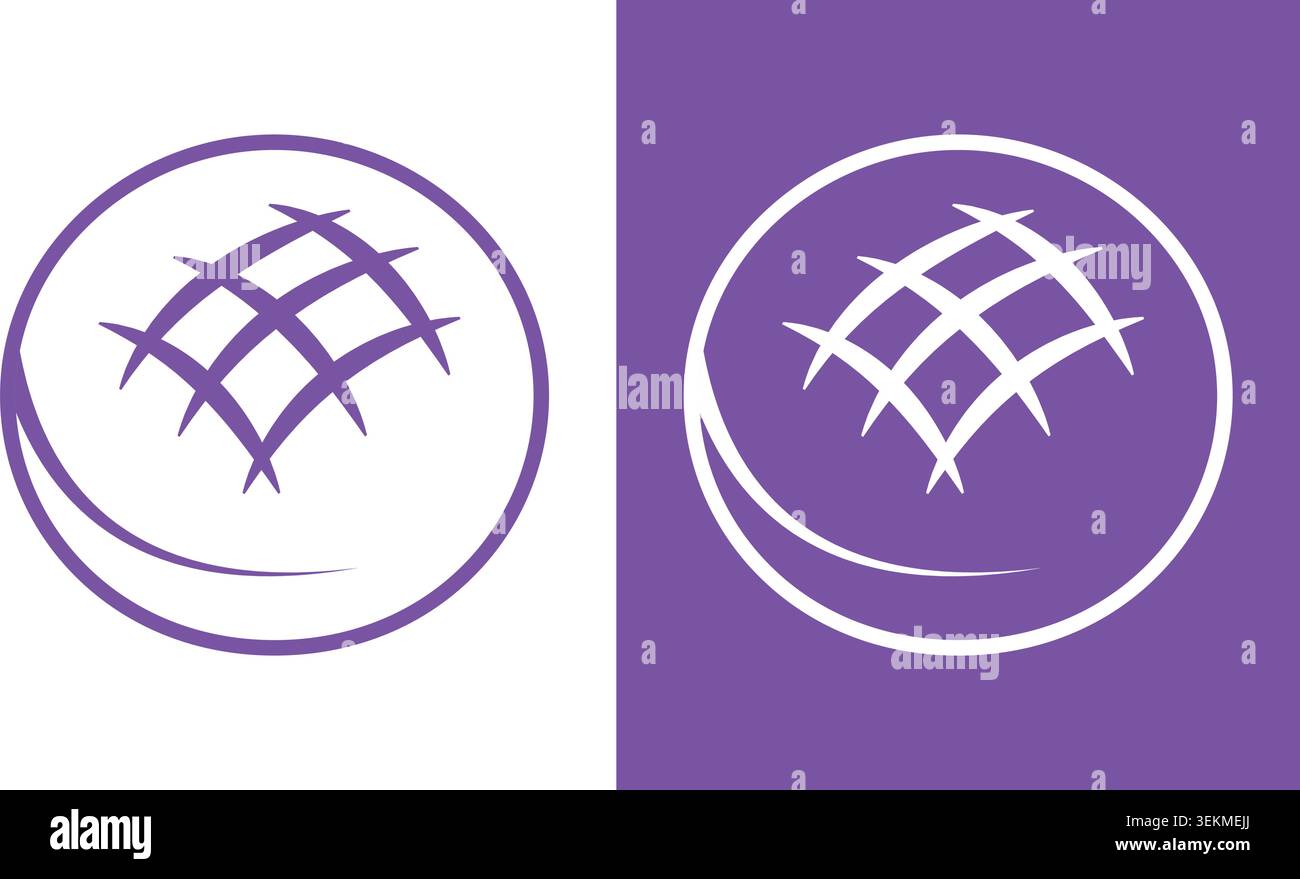 Bread Loaf Icon Set Stock Vector