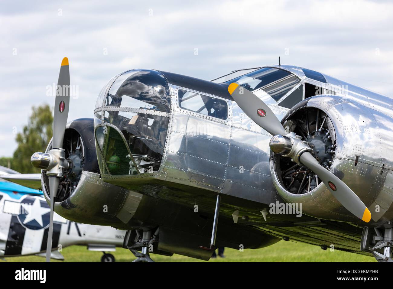 Magdeburg, Germany - May 30th 2026. Vintage Lockheed 12A Electra Junior ...