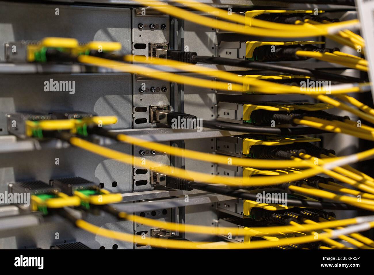 Gtc Rack A server rack at Nvidia GTC in Taipei, Taiwan, June 3, 2026. NEXPHER ...