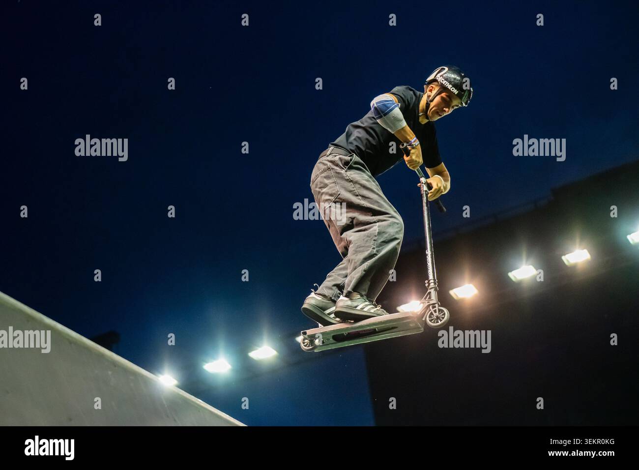 Scootering Ramp Montpellier, France – 14 May 2026: Enak Markwalder from Switzerland ...