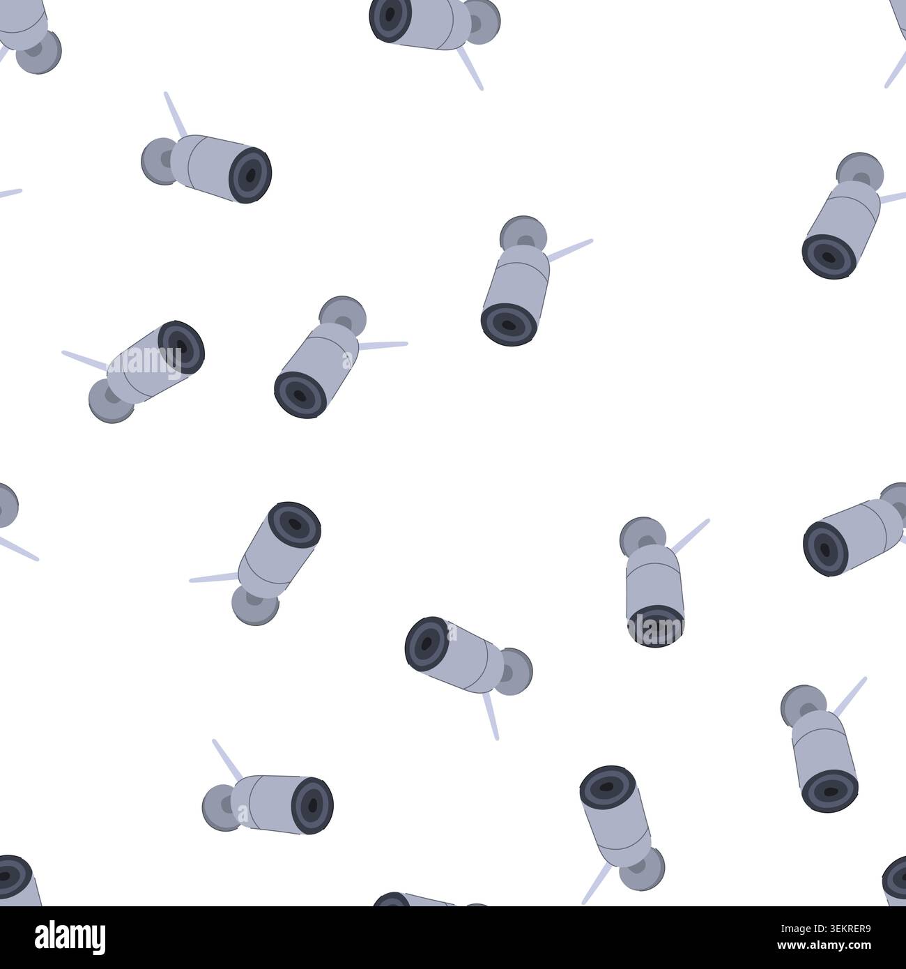 pattern cam ip camera cartoon vector Stock Vector