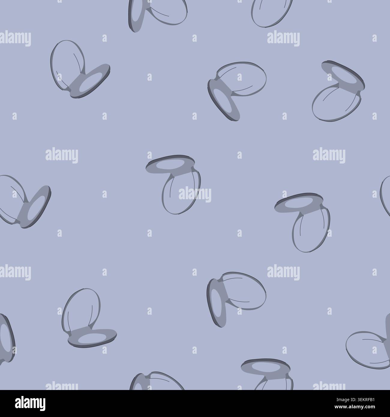 seamless pattern cover toilet seat cartoon vector Stock Vector