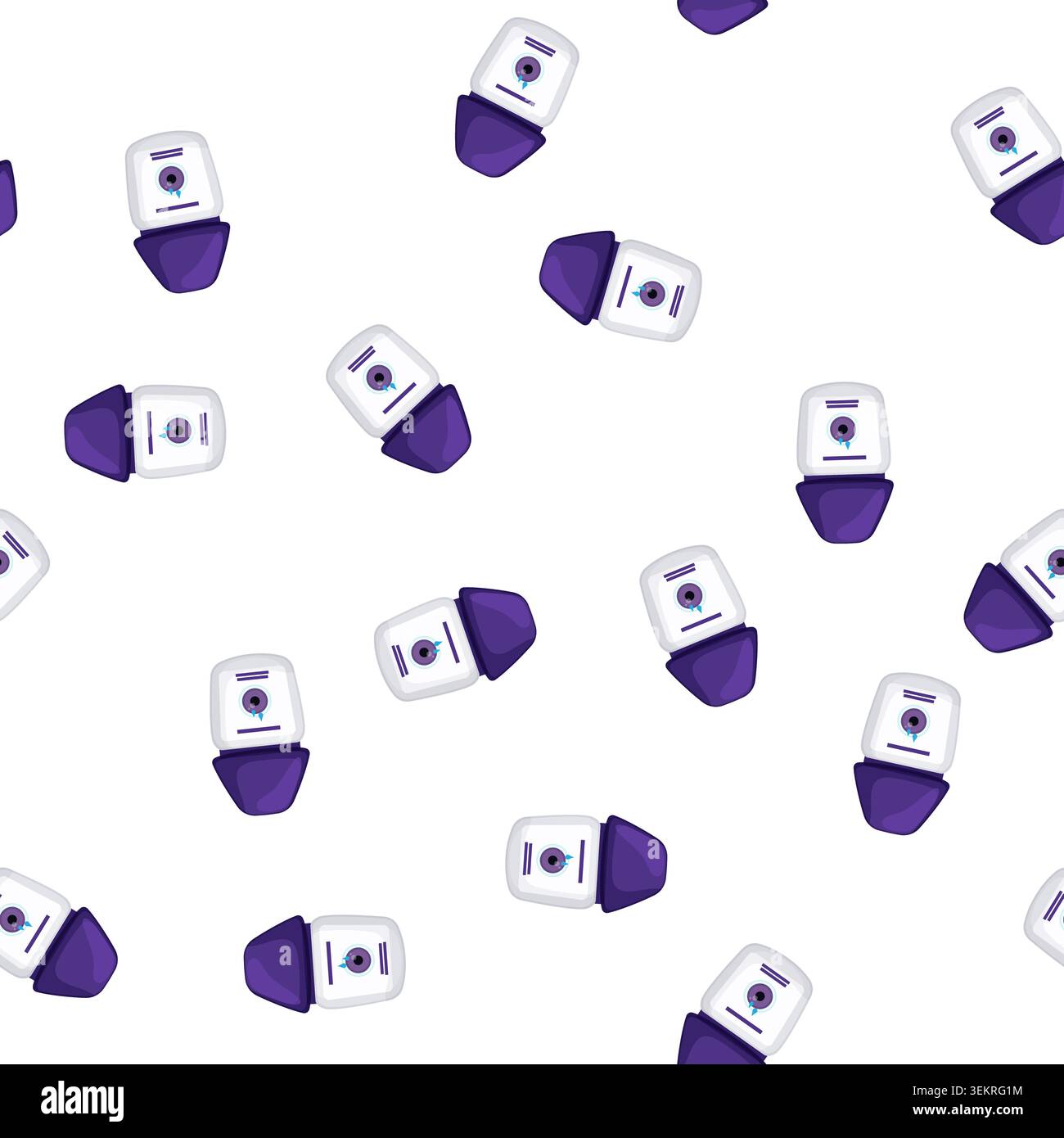 pattern bottle eye drop cartoon vector Stock Vector