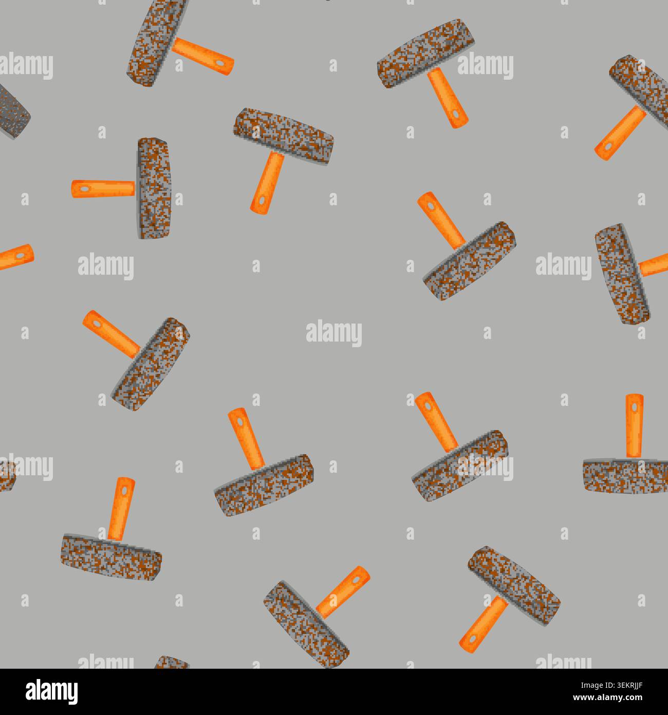 seamless pattern cleaner squeegee glass color icon vector Stock Vector