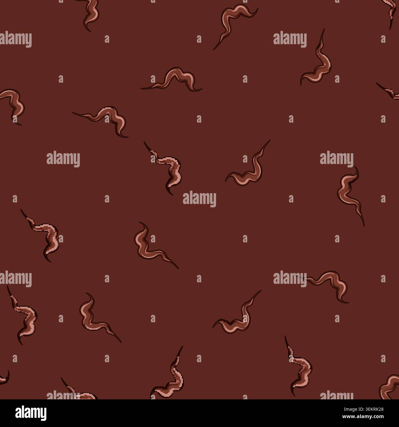 seamless pattern topping chocolate drip sause cartoon vector Stock Vector