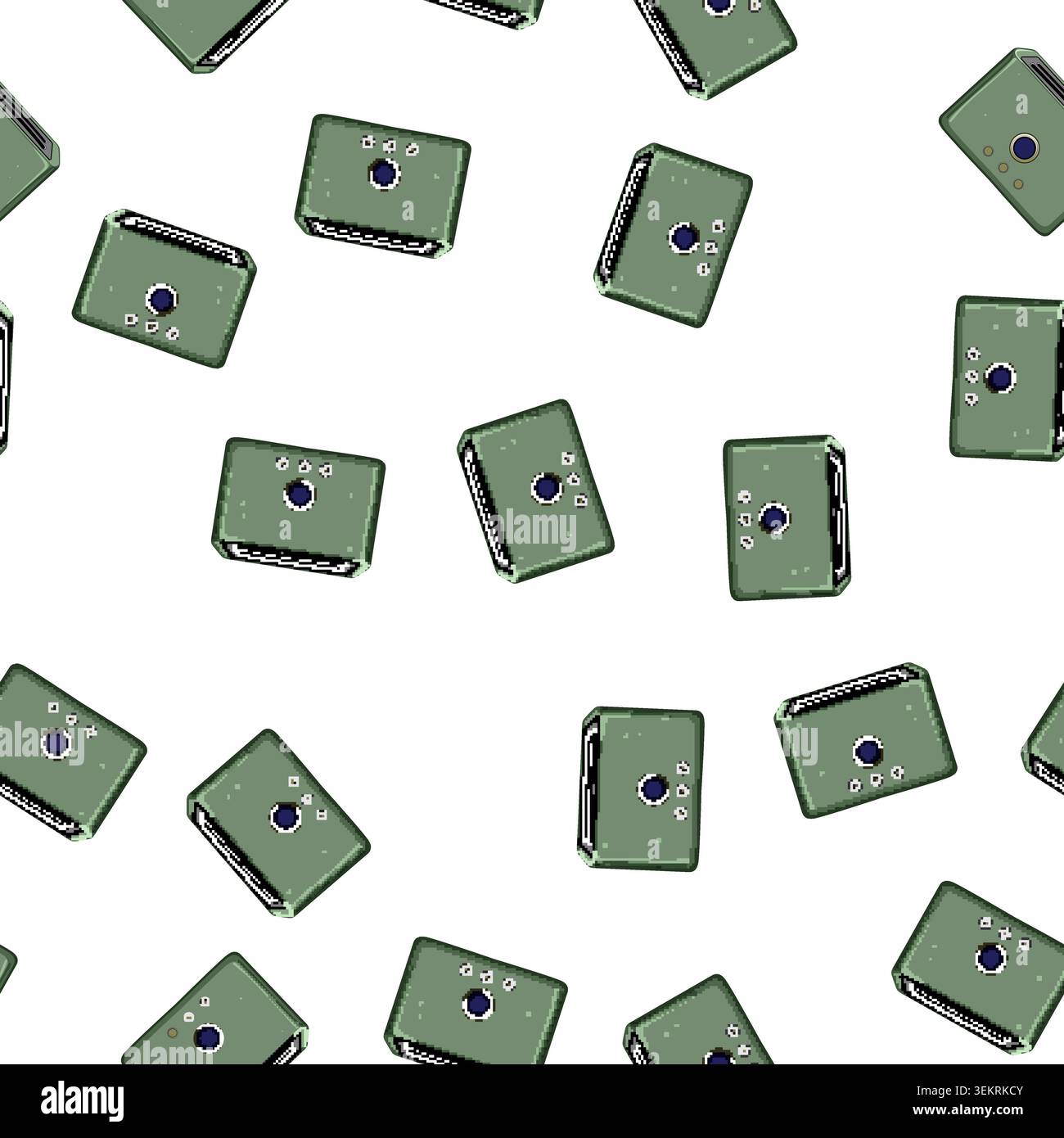 pattern toast toaster bread cartoon vector Stock Vector