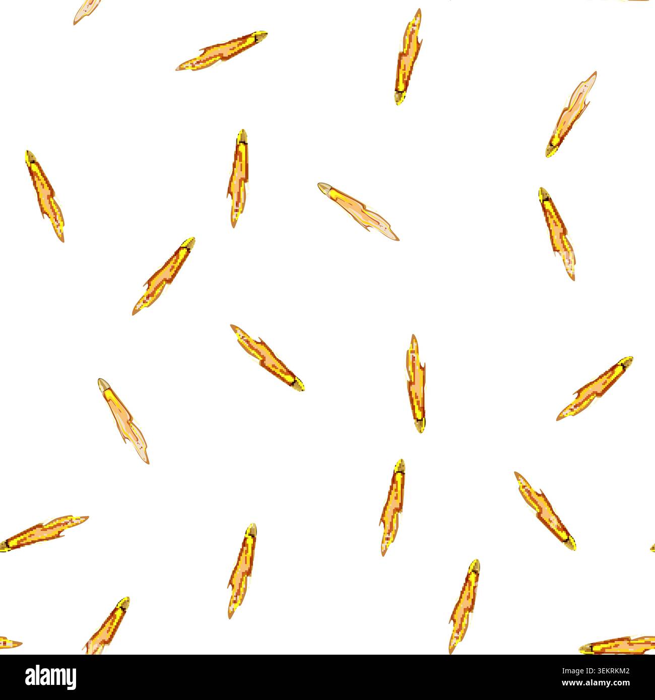 pattern silver bullet flying cartoon vector Stock Vector