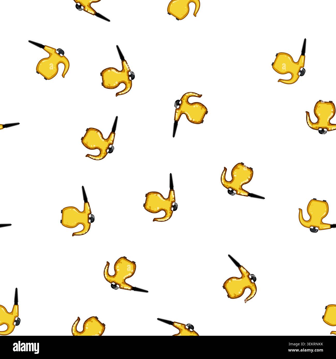 pattern home steam cleaner cartoon vector Stock Vector