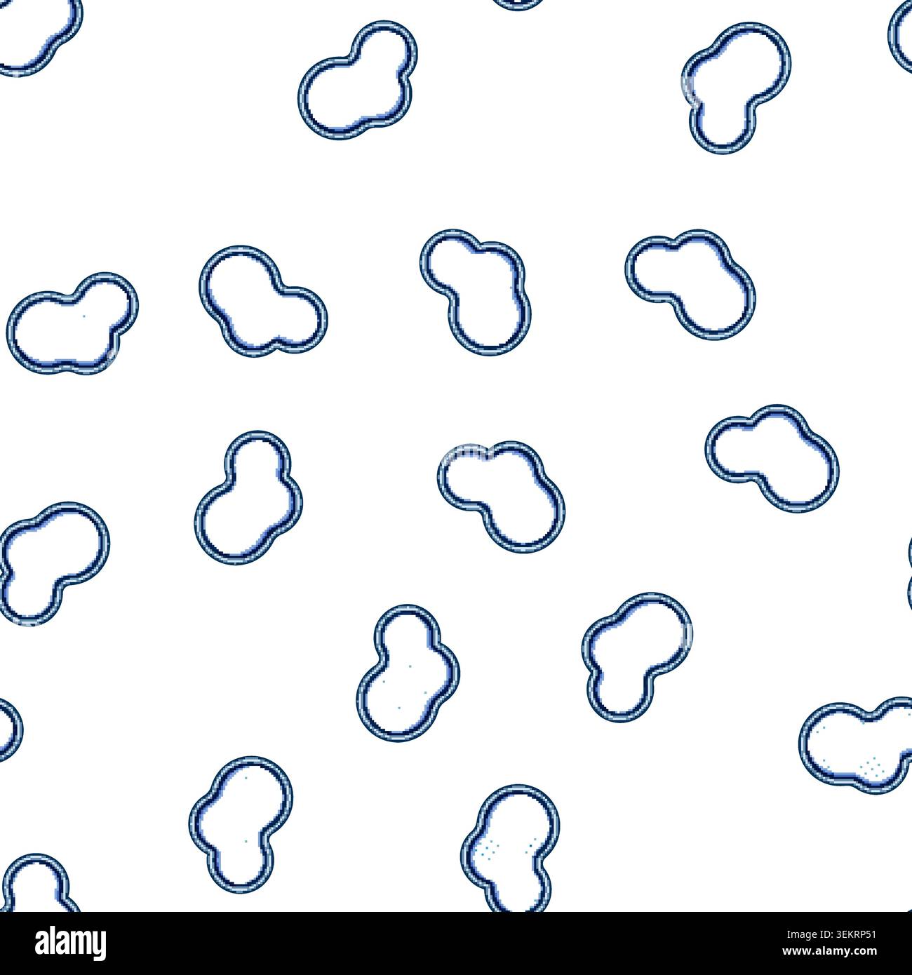 pattern water top view pool cartoon vector Stock Vector