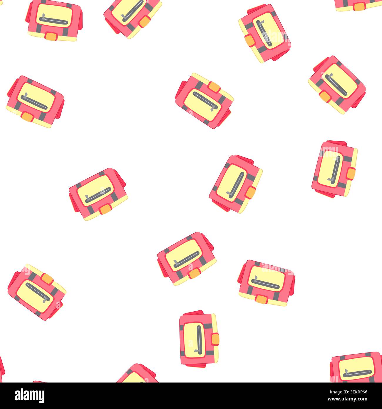 pattern drink cooler box cartoon vector Stock Vector