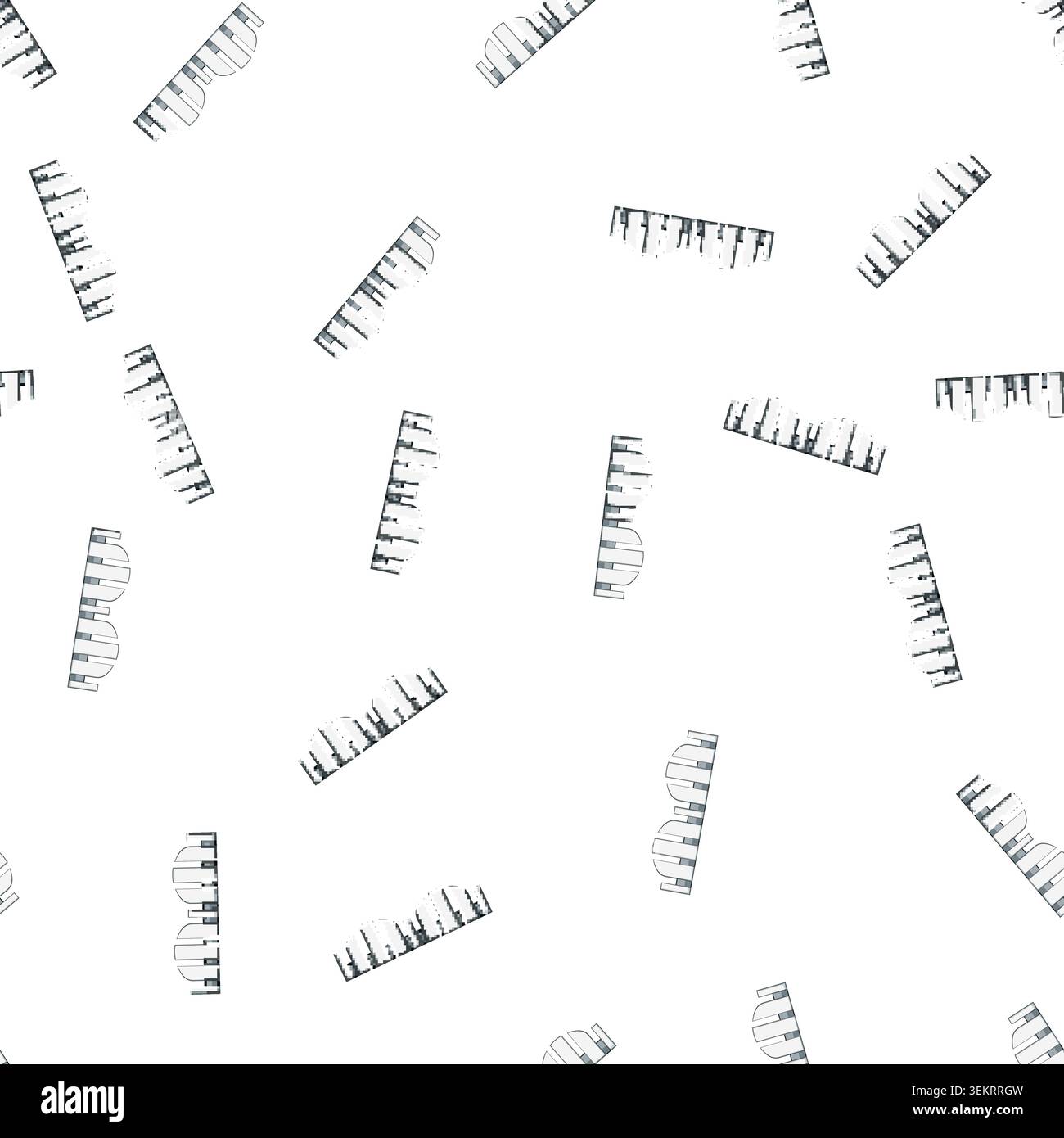 pattern wall white fence cartoon vector Stock Vector