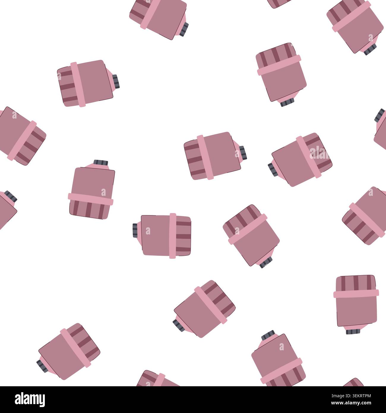 pattern factory plastic tank cartoon vector Stock Vector