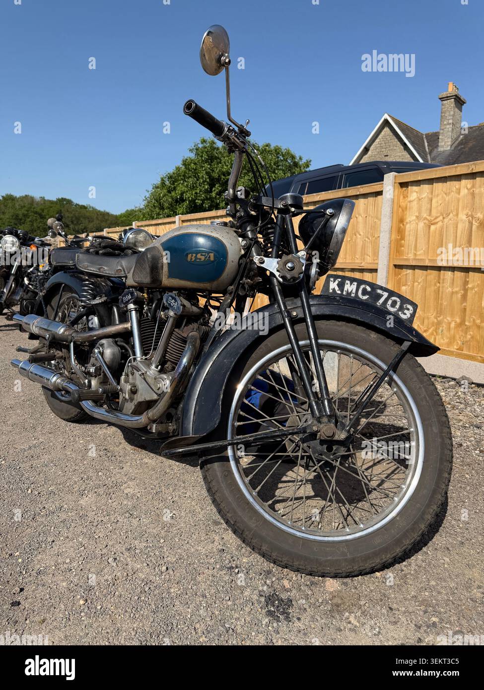 Old bsa motorcycle hi-res stock photography and images - Alamy