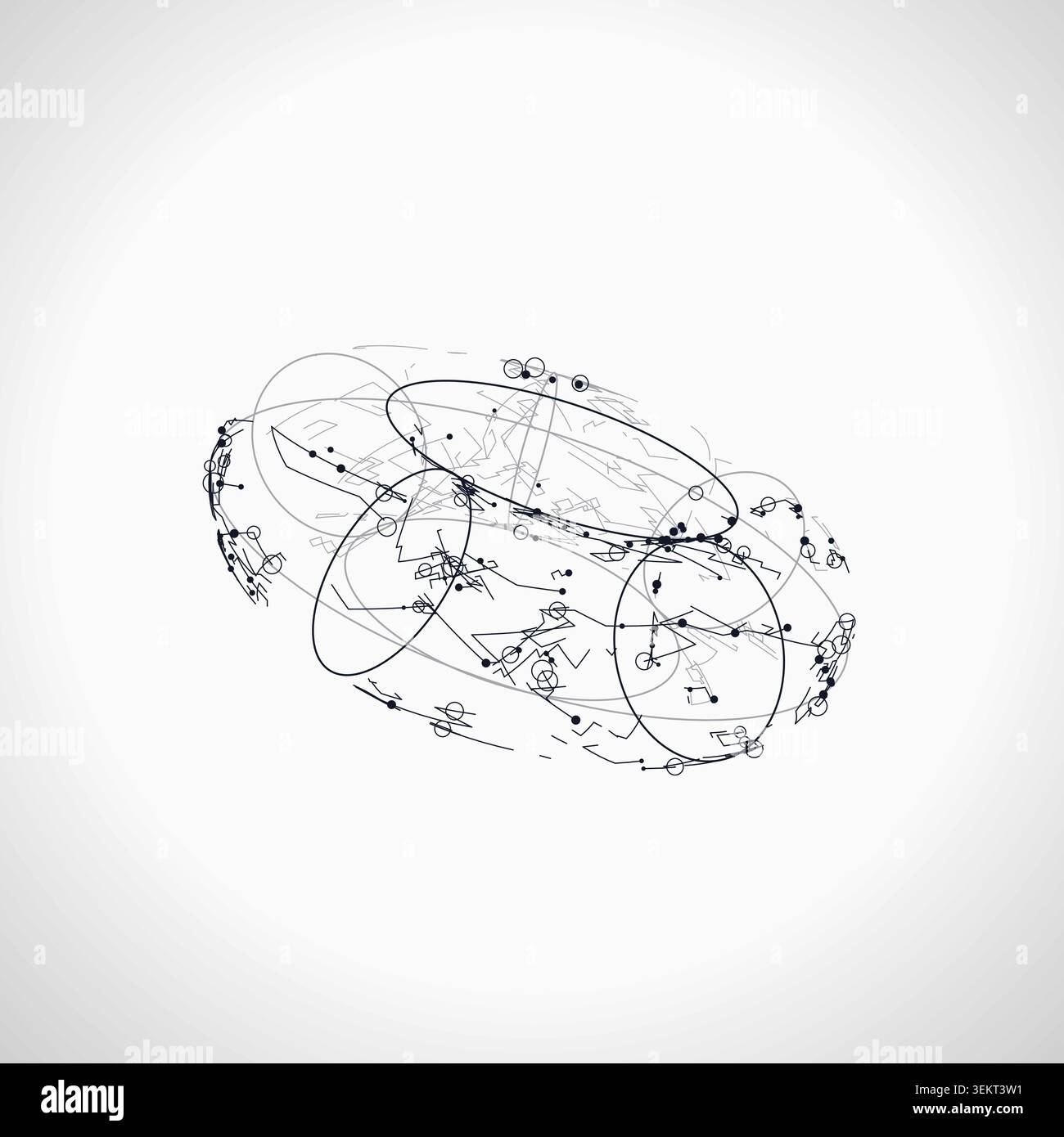 Wire Torus vector background with versatile graphic elements for microstock and commercial design projects. Stock Vector