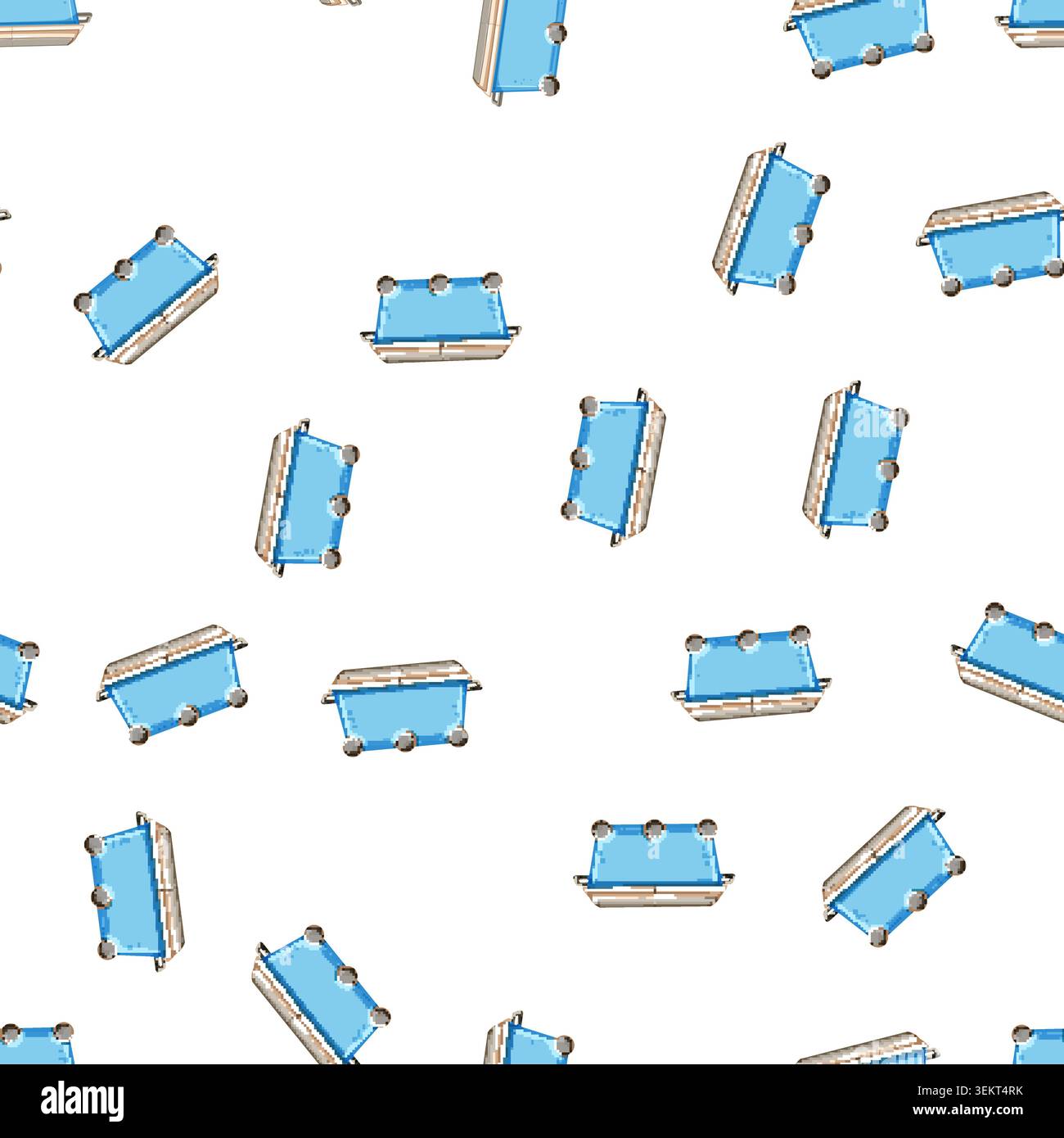 pattern kid toy box cartoon vector Stock Vector