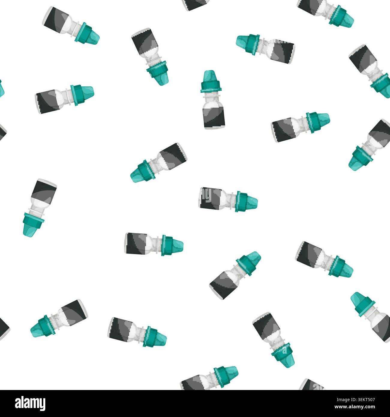 pattern dropper eye drop cartoon vector Stock Vector