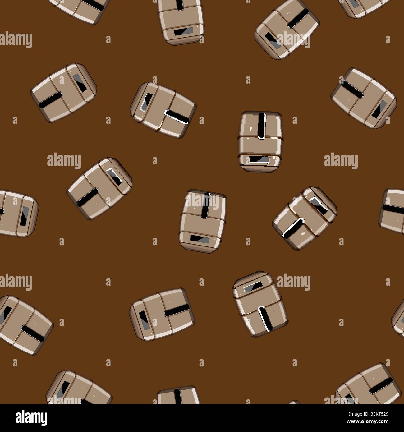 seamless pattern grill aerogrill cooking cartoon vector Stock Vector