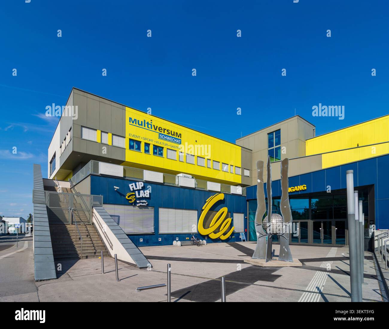 Schwechat: event hall Multiversum in Donau, Niederösterreich, Lower Austria, Austria Stock Photo