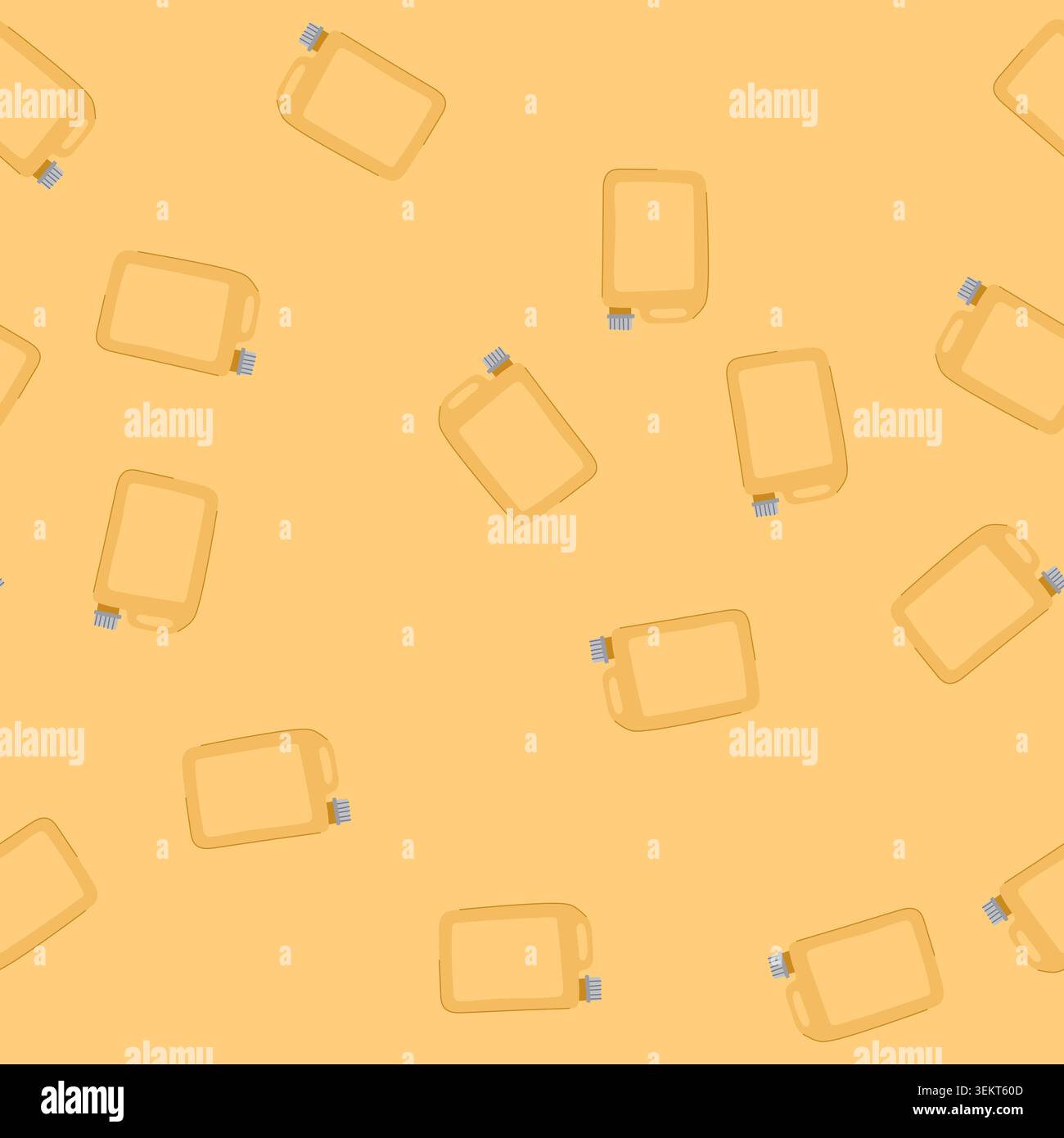 seamless pattern ecofriendly canister plastic cartoon vector Stock Vector
