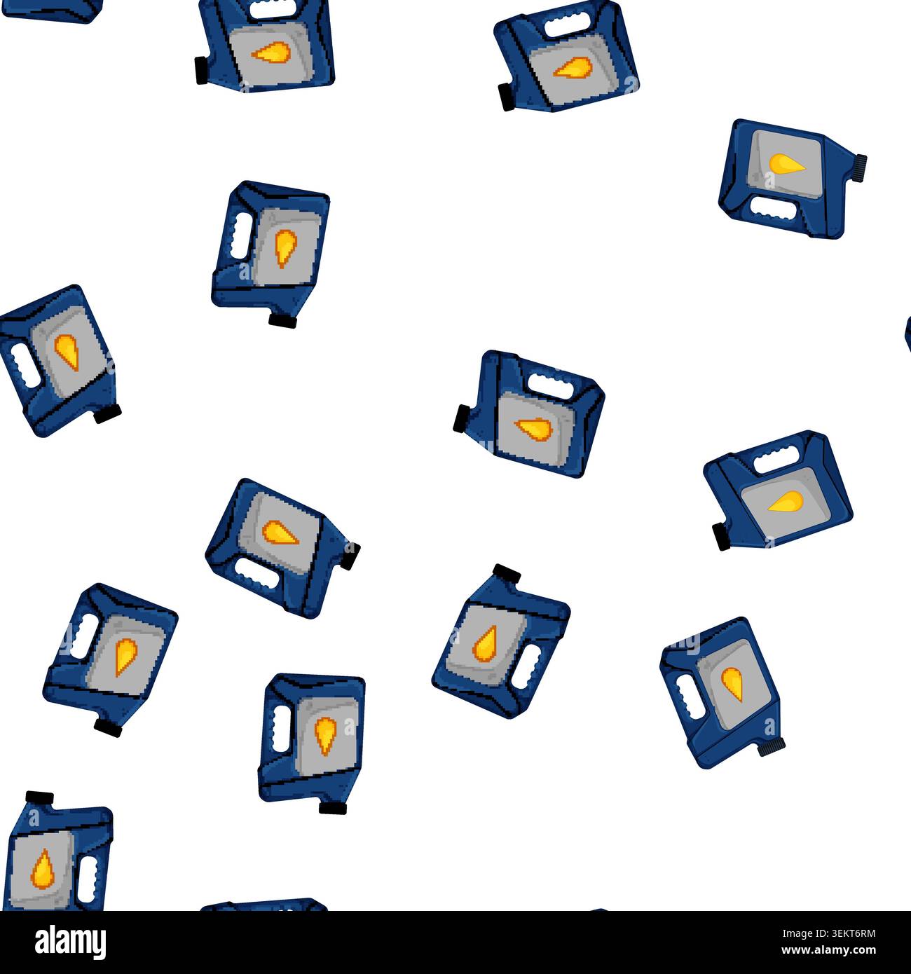 pattern service motor oil cartoon vector Stock Vector