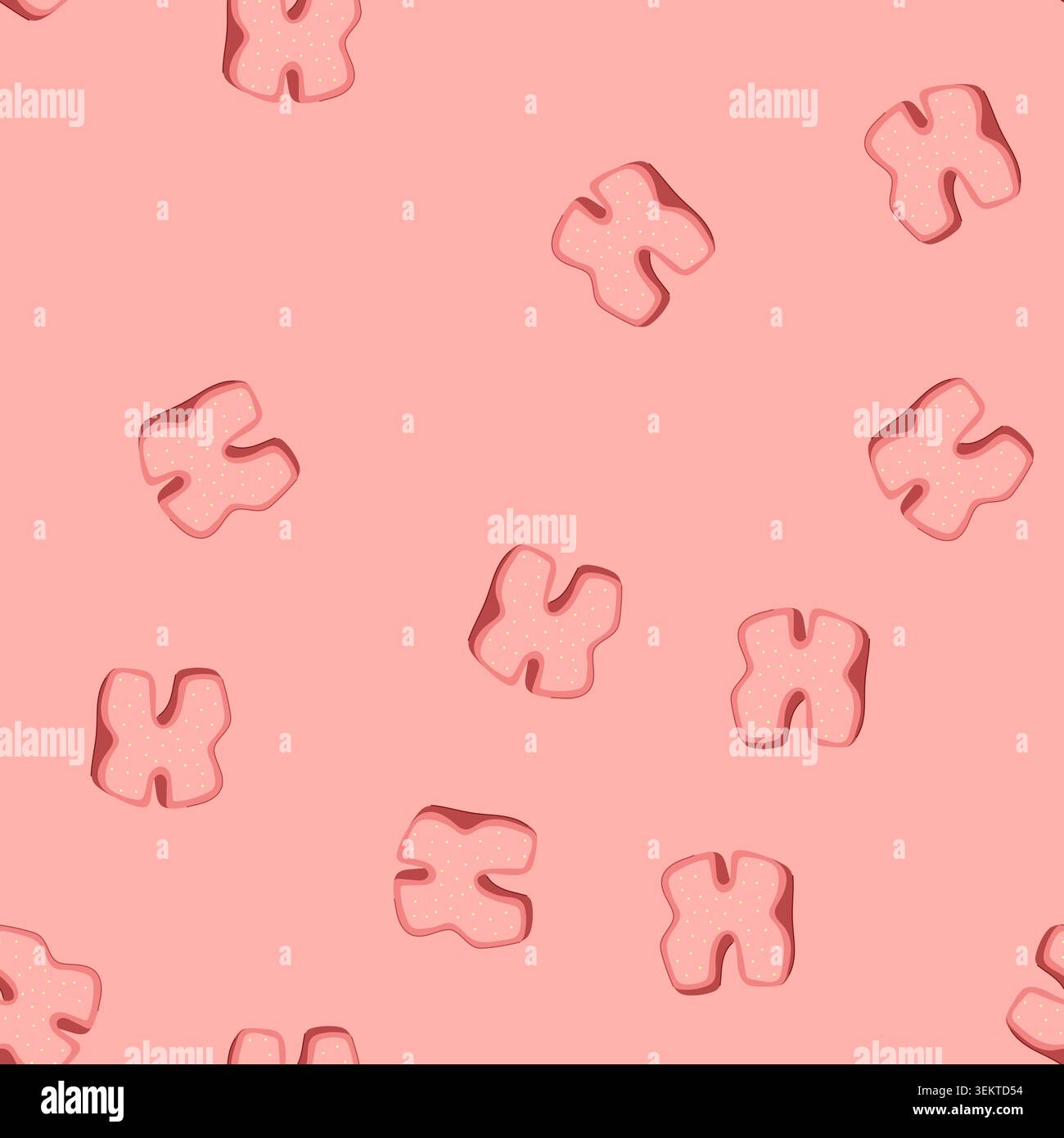 seamless pattern tailbone desk chair cushion cartoon vector Stock Vector