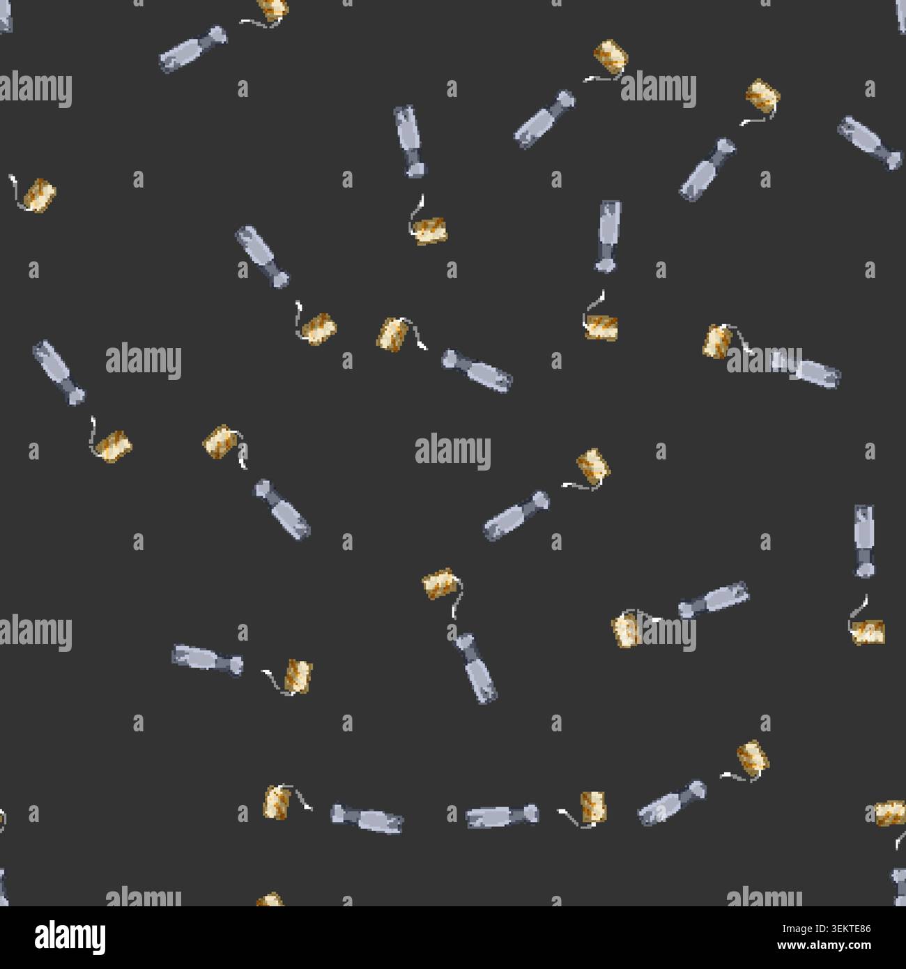 seamless pattern interior roller paint cartoon vector Stock Vector