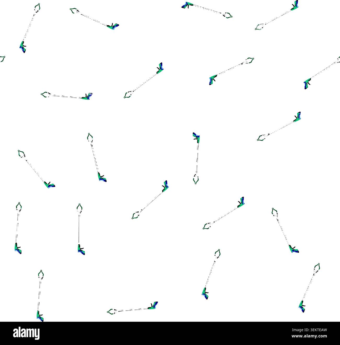 pattern device grabber tool cartoon vector Stock Vector