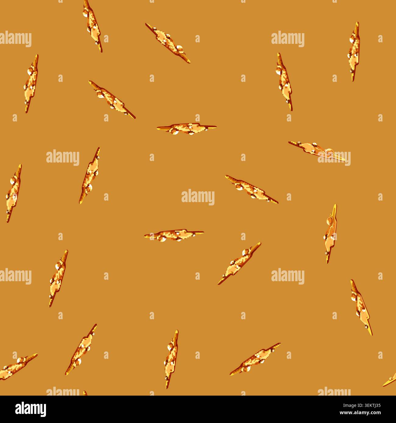 seamless pattern basalt lava puddle cartoon vector Stock Vector