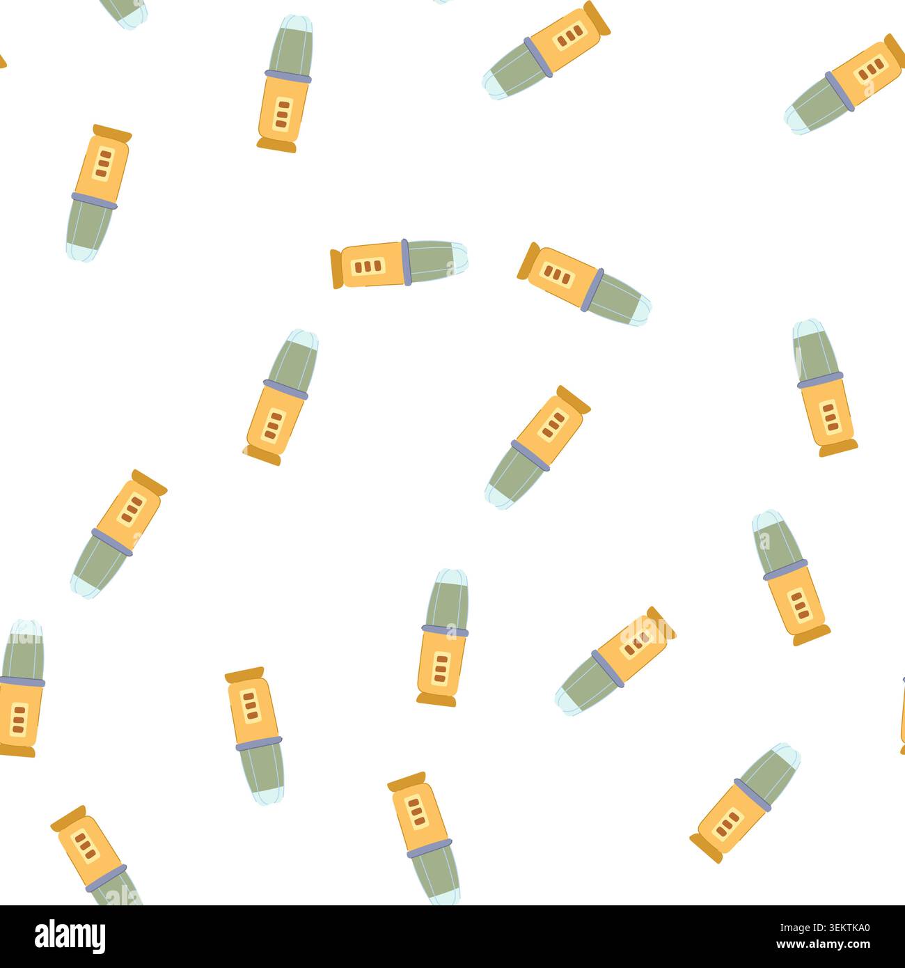 pattern detox blender cartoon vector Stock Vector