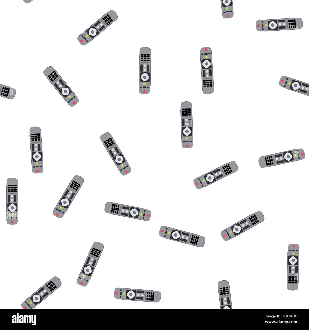 pattern video tv remote cartoon vector Stock Vector