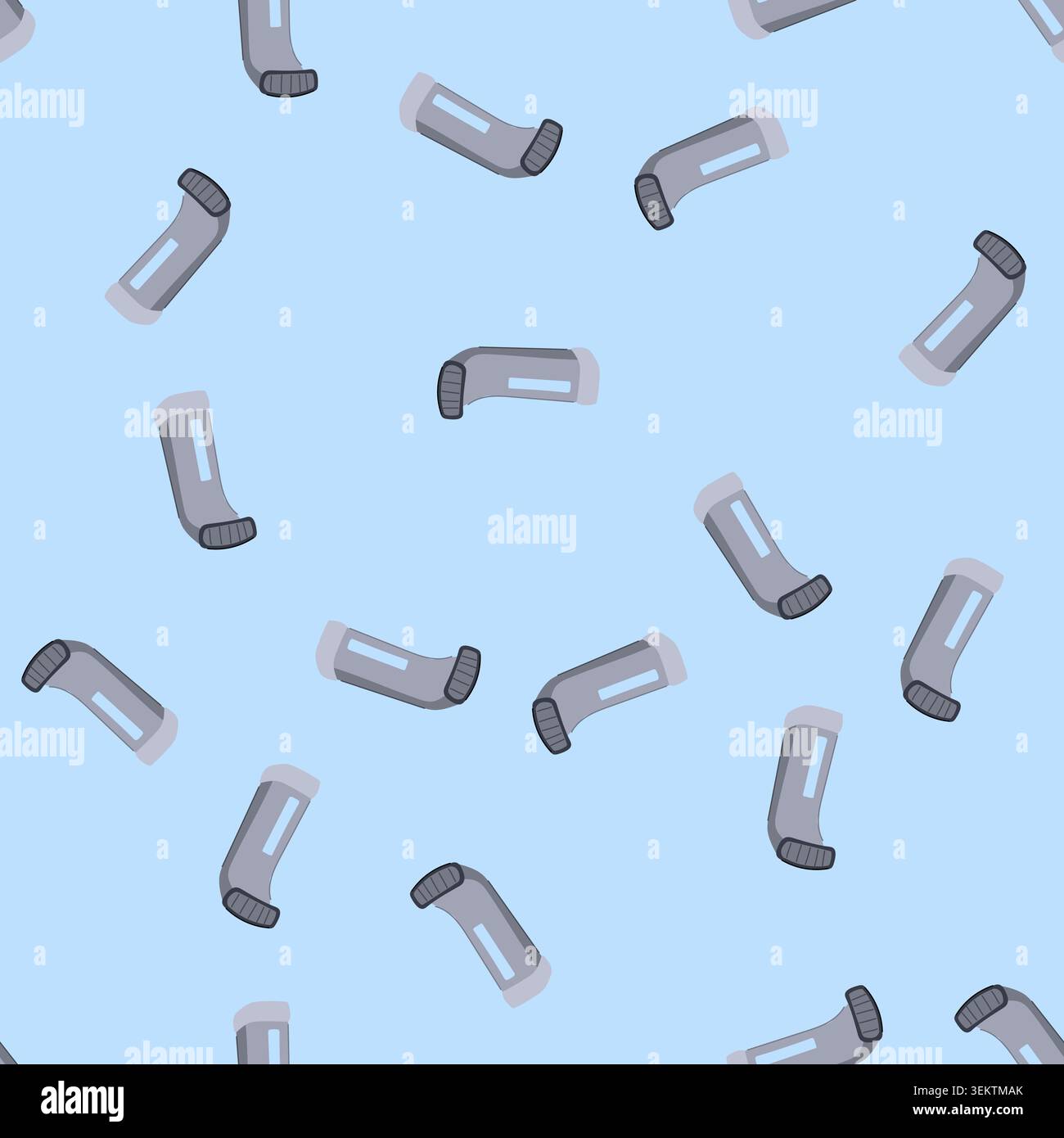 seamless pattern garment steamer portable cartoon vector Stock Vector