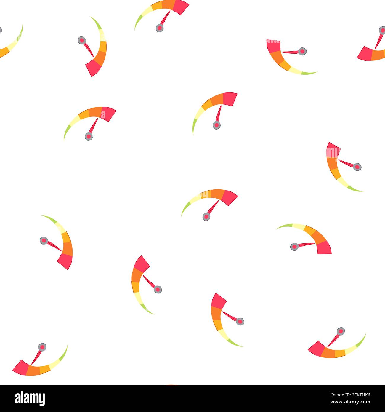 pattern cluster speedometer cartoon vector Stock Vector