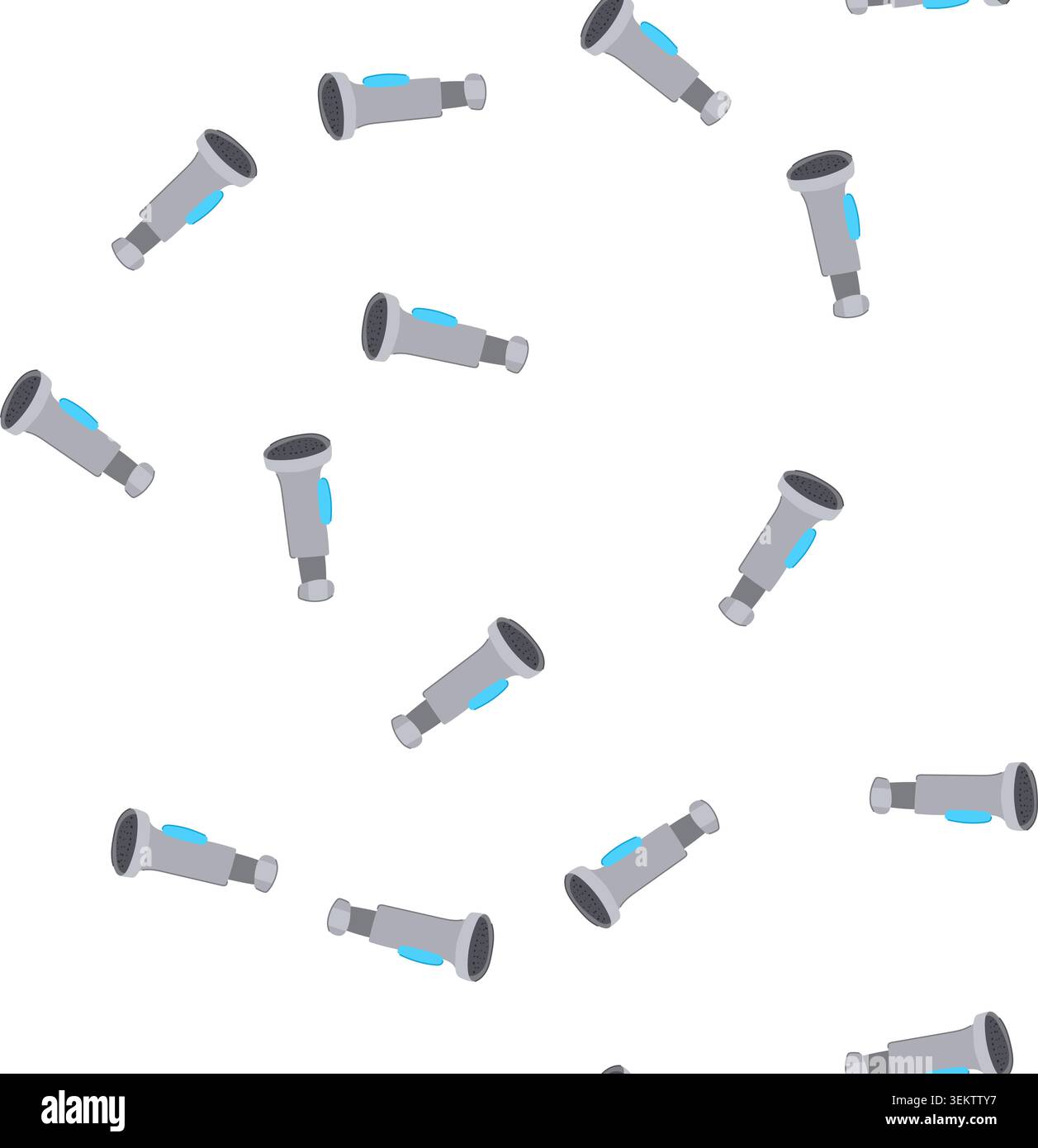pattern flow faucet aerator cartoon vector Stock Vector
