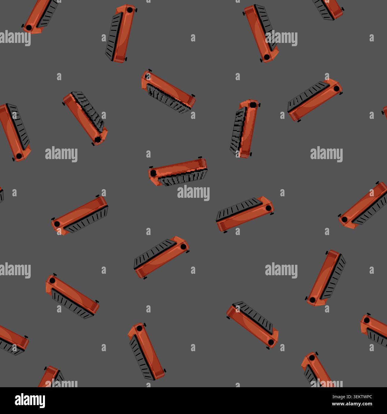 seamless pattern nature stove camp cartoon vector Stock Vector