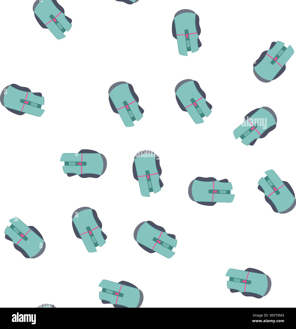 pattern pc game mouse cartoon vector Stock Vector