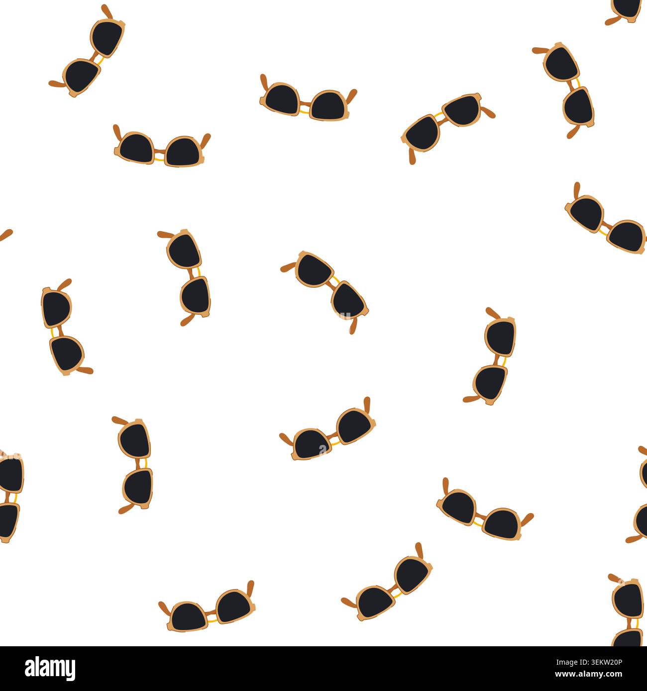 pattern aid glasses for the blind cartoon vector Stock Vector