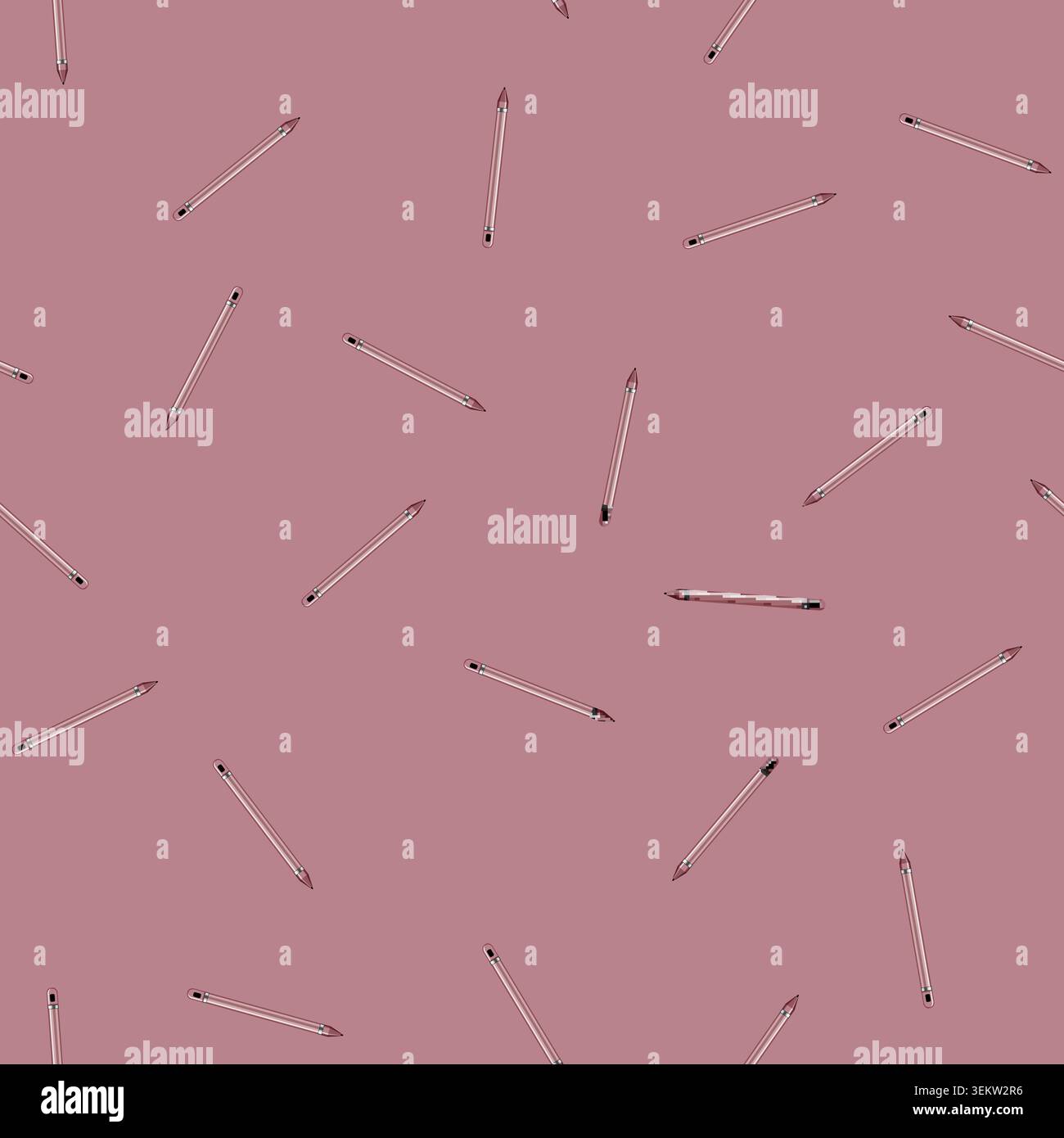 seamless pattern computer stylus pen cartoon vector Stock Vector