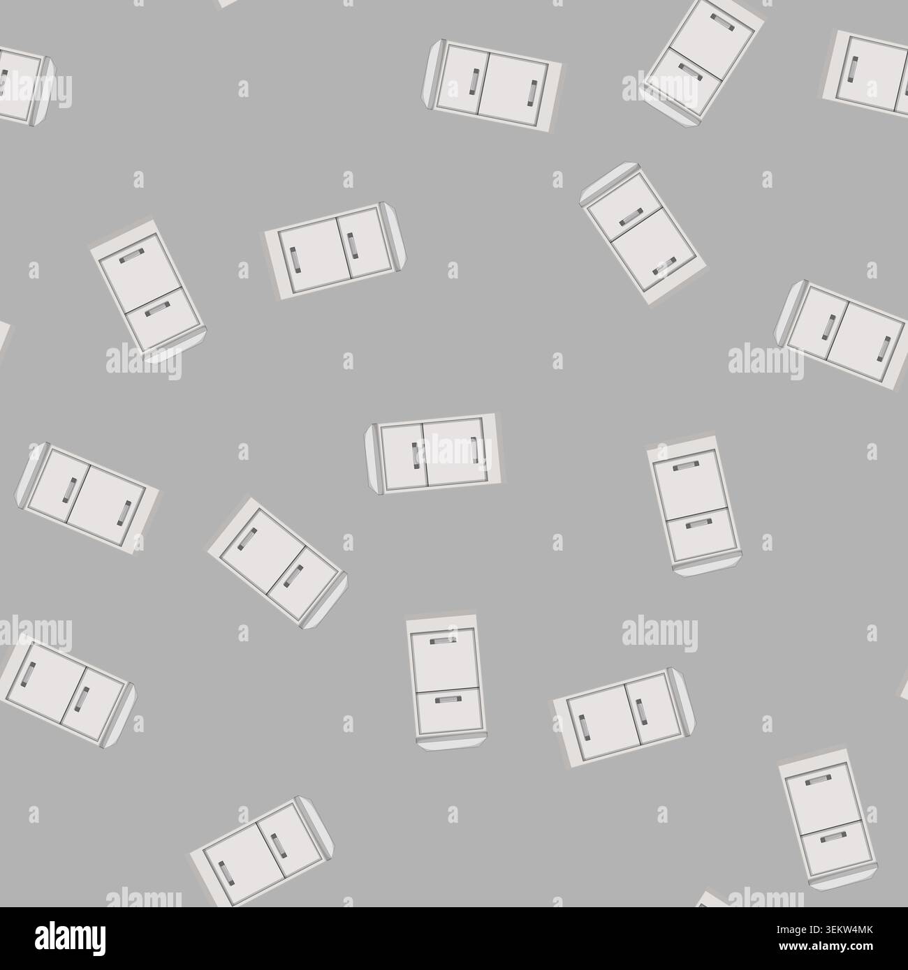 seamless pattern catalog file cabinet cartoon vector Stock Vector
